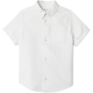 image:imageAmazon Essentials Boys Short Sleeve Oxford ShirtWhite