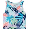 image:imageAmazon Essentials Girls and Toddlers Fit and Flare Knit Sleeveless Tank Dress Pack of 22pack TropicalPurple