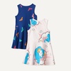 image:imageAmazon Essentials Girls and Toddlers Fit and Flare Knit Sleeveless Tank Dress Pack of 2Wonder Woman