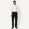 image:imageAmazon Essentials Mens Slim Fit Stretch Wrinkle Free Button Down Collar Dress ShirtWhite