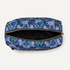image:imageAmazon Essentials Womens Quilted Travel Makeup Bag with Mesh Compartments Black Faux Leather One SizeBlue Floral