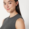 image:imageAmazon Essentials Womens RegularFit Crewneck Pullover Sweater TankCharcoal Heather