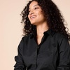 image:imageAmazon Essentials Womens RegularFit LongSleeve ButtonDown Poplin Shirt Business Casual Office WorkBlack