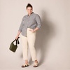 image:imageAmazon Essentials Womens RegularFit LongSleeve ButtonDown Poplin Shirt Business Casual Office WorkBlack White Gingham