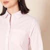 image:imageAmazon Essentials Womens RegularFit LongSleeve ButtonDown Poplin Shirt Business Casual Office WorkPink Stripe