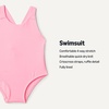image:imageAmazon Essentials x Sofia Grainge Toddlers and Baby Girls OnePiece Swimsuit with Crisscross Straps Ruffle DetailBright Pink
