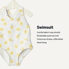 image:imageAmazon Essentials x Sofia Grainge Toddlers and Baby Girls OnePiece Swimsuit with Crisscross Straps Ruffle DetailIvory Lemon