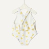 image:imageAmazon Essentials x Sofia Grainge Toddlers and Baby Girls OnePiece Swimsuit with Crisscross Straps Ruffle DetailIvory Lemon