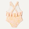 image:imageAmazon Essentials x Sofia Grainge Toddlers and Baby Girls OnePiece Swimsuit with Crisscross Straps Ruffle DetailShell Pink Ornate Paisley