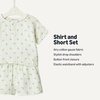 image:imageAmazon Essentials x Sofia Grainge Unisex Toddlers and Babies Cotton Gauze Shirt amp Shorts Play SetIvory Lemon