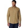 image:imageAmazon Essentials Mens RegularFit Long Sleeve Linen Blend ShirtMushroom Brown
