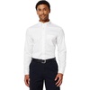 image:imageAmazon Essentials Mens Slim Fit Stretch Wrinkle Free Button Down Collar Dress ShirtWhite