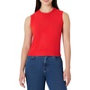 image:imageAmazon Essentials Womens RegularFit Crewneck Pullover Sweater TankBright Poppy Red