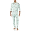 image:imageAmazon Essentials Disney  Marvel  Star Wars Mens SnugFit Cotton Pajama Sleep SetsMickey Winter  Mens Snugfit