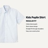 image:imageAmazon Essentials Boys Short Sleeve Poplin ShirtLight Blue