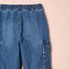 image:imageAmazon Essentials Boys and Toddlers Stretch Denim Cargo Jean with Elastic WaistIndigo