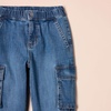 image:imageAmazon Essentials Boys and Toddlers Stretch Denim Cargo Jean with Elastic WaistIndigo