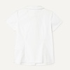 image:imageAmazon Essentials Girls Short Sleeve Peter Pan Collar ShirtBright White