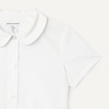 image:imageAmazon Essentials Girls Short Sleeve Peter Pan Collar ShirtBright White