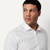 image:imageAmazon Essentials Mens Regular Fit Stretch Wrinkle Free Spread Collar Dress ShirtWhite