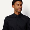 image:imageAmazon Essentials Mens Slim Fit Long Sleeve Wrinkle Resistant Stretch Dress ShirtBlack
