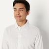 image:imageAmazon Essentials Mens Slim Fit Long Sleeve Wrinkle Resistant Stretch Dress ShirtLavender White Windowpane