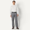 image:imageAmazon Essentials Mens Slim Fit Long Sleeve Wrinkle Resistant Stretch Dress ShirtLavender White Windowpane