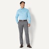 image:imageAmazon Essentials Mens Slim Fit Long Sleeve Wrinkle Resistant Stretch Dress ShirtSky Blue