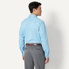 image:imageAmazon Essentials Mens Slim Fit Long Sleeve Wrinkle Resistant Stretch Dress ShirtSky Blue