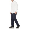 image:imageAmazon Essentials Mens Slim Fit Long Sleeve Wrinkle Resistant Stretch Dress ShirtWhite