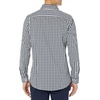 image:imageAmazon Essentials Mens Slim Fit Long Sleeve Wrinkle Resistant Stretch Dress ShirtWhite Gingham