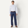 image:imageAmazon Essentials Mens Slim Fit Long Sleeve Wrinkle Resistant Stretch Dress ShirtWhite Pinstripe