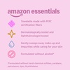 image:imageAmazon Essentials Rose Water Cleansing Towelettes Gentle Dermatologist Approved Suitable for Sensitive Normal or Oily skin types 40 Count Pack of 1