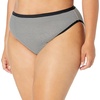 image:imageAmazon Essentials Womens Cotton Stretch HighCut Bikini PantyBasic Colors