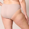 image:imageAmazon Essentials Womens Cotton Stretch HighCut Bikini PantyBeigeBlackGrey HeatherWhite