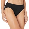 image:imageAmazon Essentials Womens Cotton Stretch HighCut Bikini PantyBlack