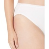 image:imageAmazon Essentials Womens Cotton Stretch HighCut Bikini PantyWhite