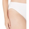 image:imageAmazon Essentials Womens Cotton Stretch HighCut Bikini PantyWhite