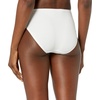 image:imageAmazon Essentials Womens Cotton Stretch HighCut Bikini PantyWhite