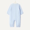 image:imageAmazon Essentials x Sofia Grainge Unisex Babies Cotton Gauze Long Sleeve RomperLight Blue