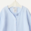 image:imageAmazon Essentials x Sofia Grainge Unisex Babies Cotton Gauze Long Sleeve RomperLight Blue