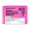 image:imageAmazon Essentials Rose Water Cleansing Towelettes Gentle Dermatologist Approved Suitable for Sensitive Normal or Oily skin types 40 Count Pack of 1