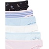 image:imageAmazon Essentials Womens Cotton Spandex Bikini Brief Underwear Available in Plus SizeBlack FloralBlueDitsy FloralLight PinkStripeWhite