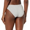 image:imageAmazon Essentials Womens Cotton Spandex Bikini Brief Underwear Available in Plus SizeBlackGrey HeatherLight PinkWhite