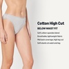 image:imageAmazon Essentials Womens Cotton Spandex Bikini Brief Underwear Available in Plus SizeMedium Grey Heather