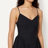image:imageAmazon Essentials Womens Fit amp Flare Thin Strap Cotton Poplin Midi DressBlack