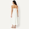 image:imageAmazon Essentials Womens Fit amp Flare Thin Strap Cotton Poplin Midi DressBright White
