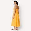 image:imageAmazon Essentials Womens Fit amp Flare Thin Strap Cotton Poplin Midi DressGolden Yellow