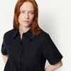 image:imageAmazon Essentials Womens RelaxedFit Linen Blend Wide Sleeve Shirt with Adjustable WaistBlack