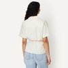 image:imageAmazon Essentials Womens RelaxedFit Linen Blend Wide Sleeve Shirt with Adjustable WaistLight Beige